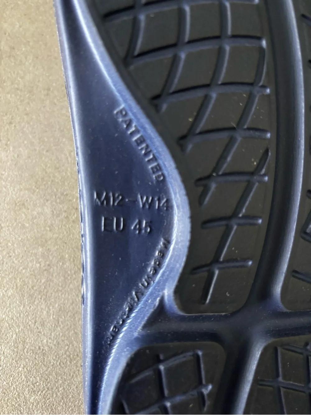 NWOT Oofos Men’s navy Slide Sandals - Slip-On Comfort